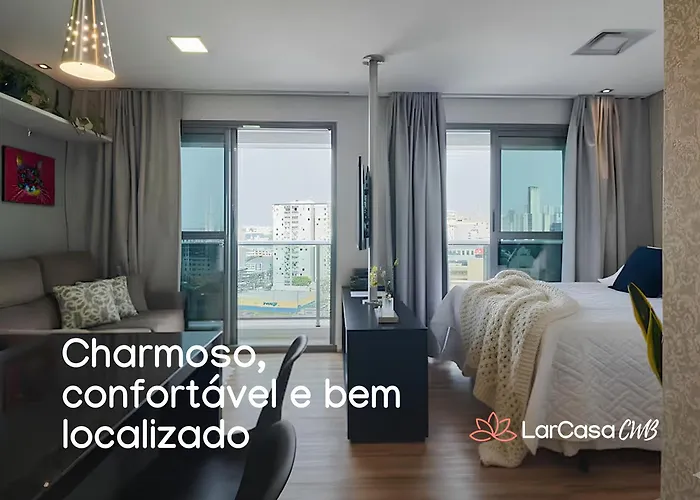 Estúdio Aconchegante no Centro de Curitiba - Ar Condicio e Localização Perfeita!